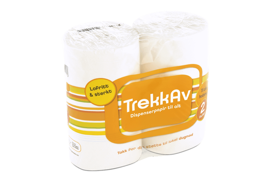 TrekkAv tørkepapir for dispenser
